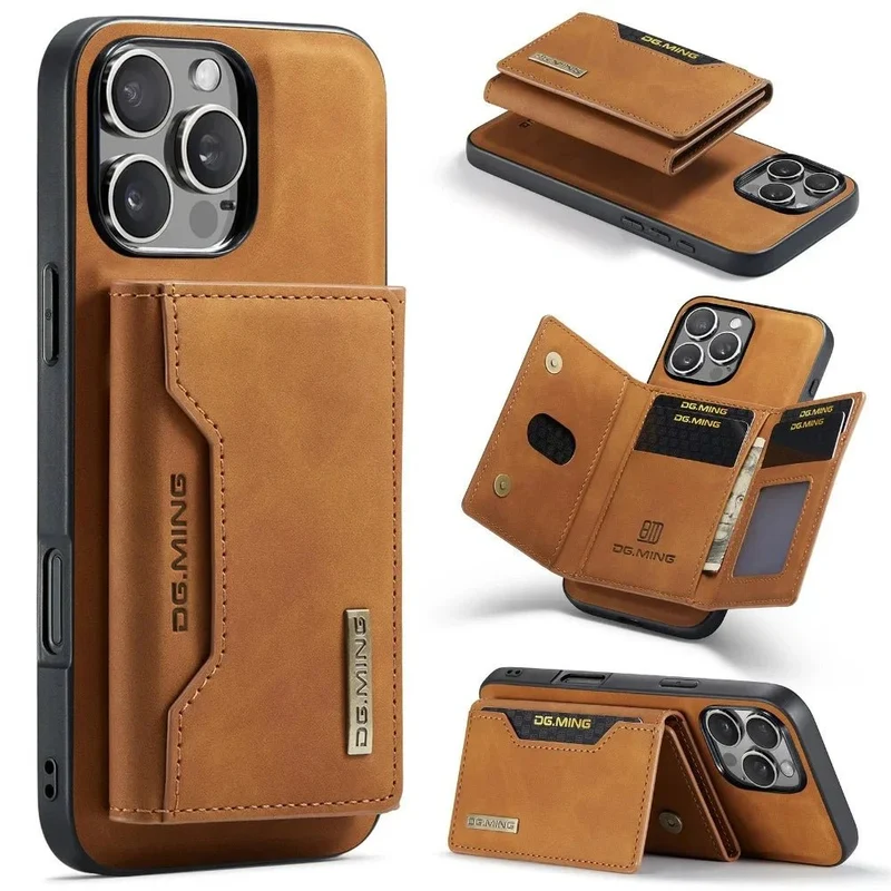 iPhone 16/ Pro/ Plus/ Pro Max - 2 in 1 MagSafe Schutz Hülle Portemonnaie