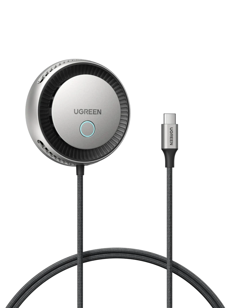 UGREEN MagFlow Pro Magnetisches kabelloses Ladegerät (Qi2 25 W, intelligentes Kühlsystem)