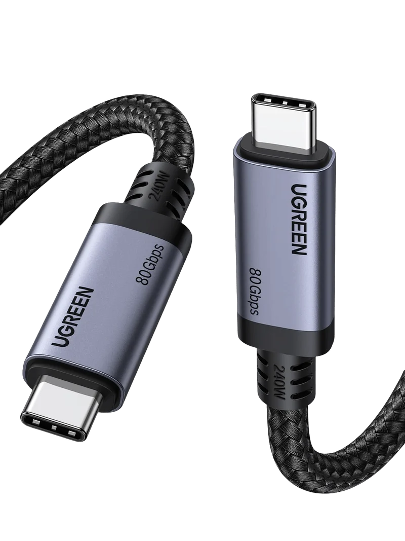 UGREEN USB4 Kabel (1M, 80Gbps, 240W, 16K)