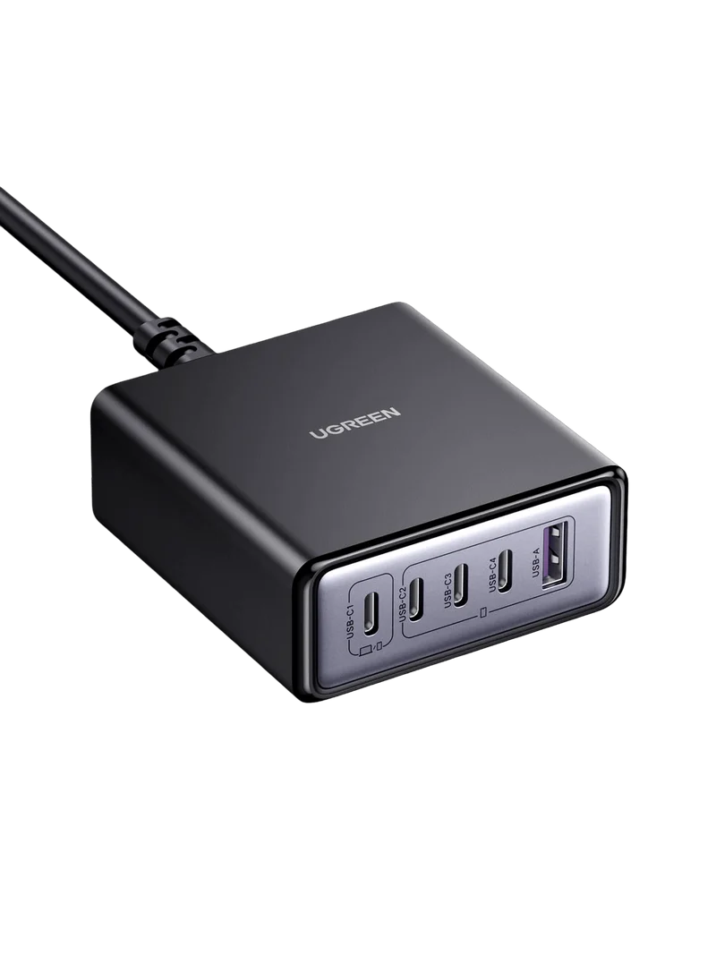 UGREEN Desktop Schnellladegerät (65W, 5-Port, GaN)