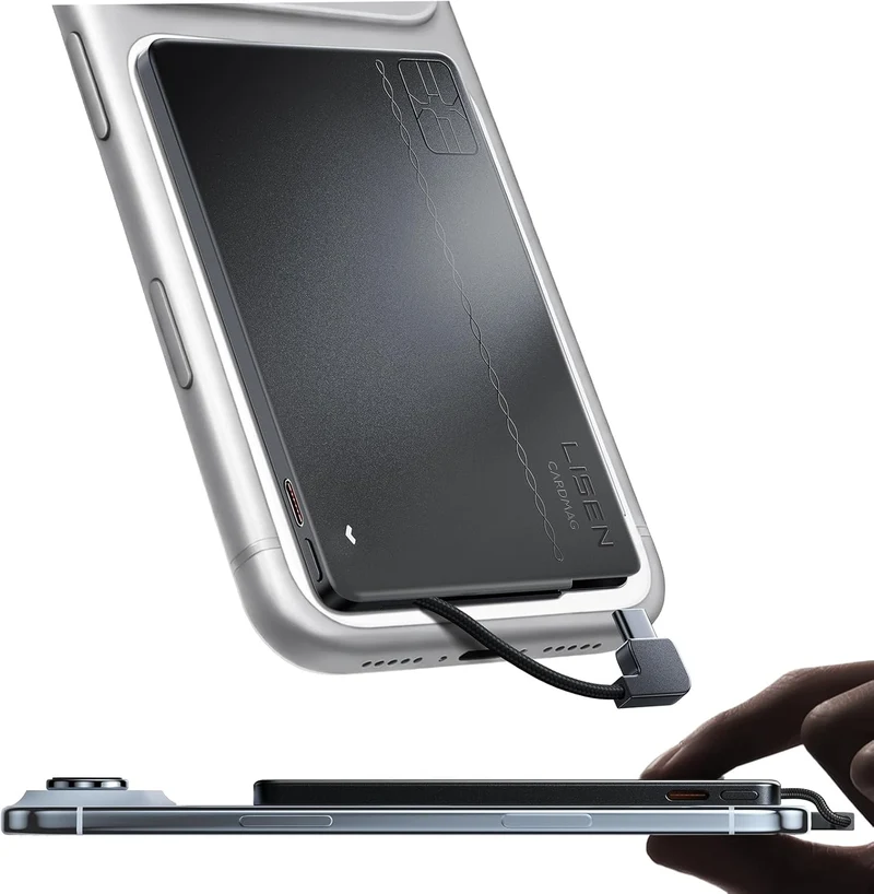 LISEN Ultra-Slim 0.2'' Charge Card Phone Charger