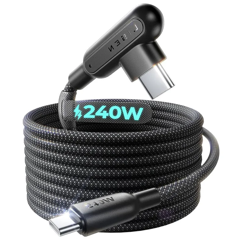 LISEN 240W USB C Cable 2M