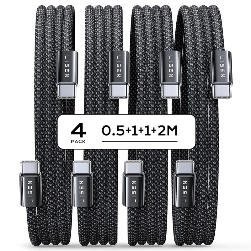 LISEN 60W USB C to USB C Cable