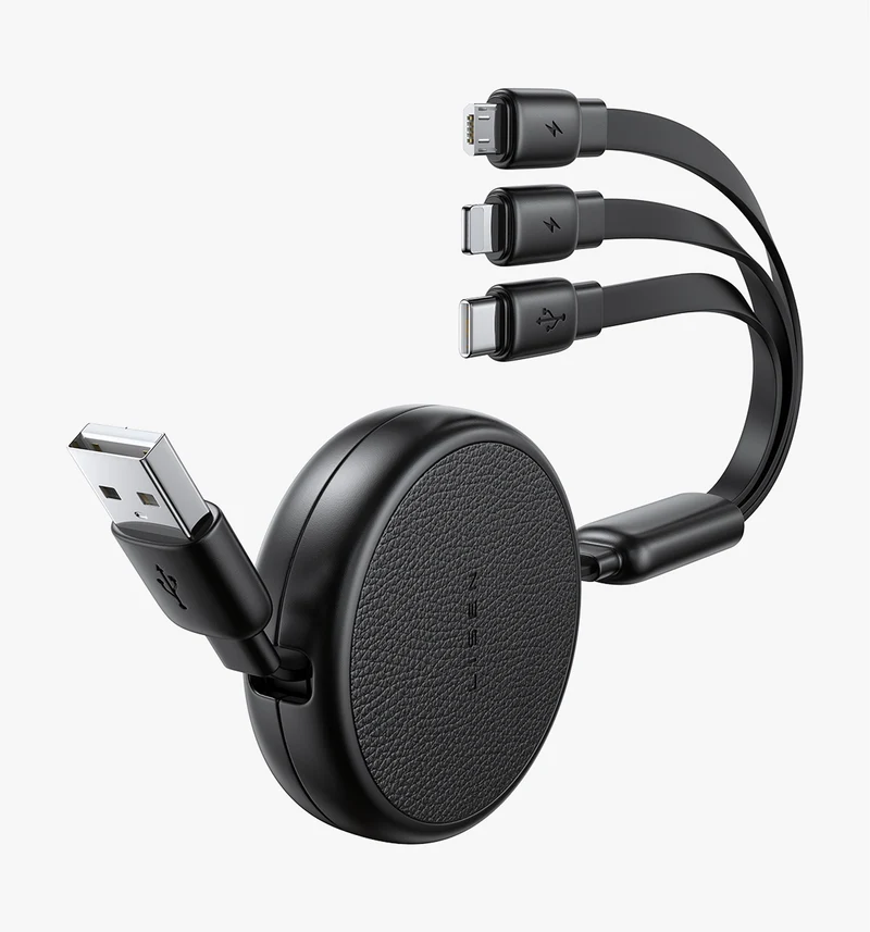 LISEN Multi 3 in 1 Retractable Charging Cable