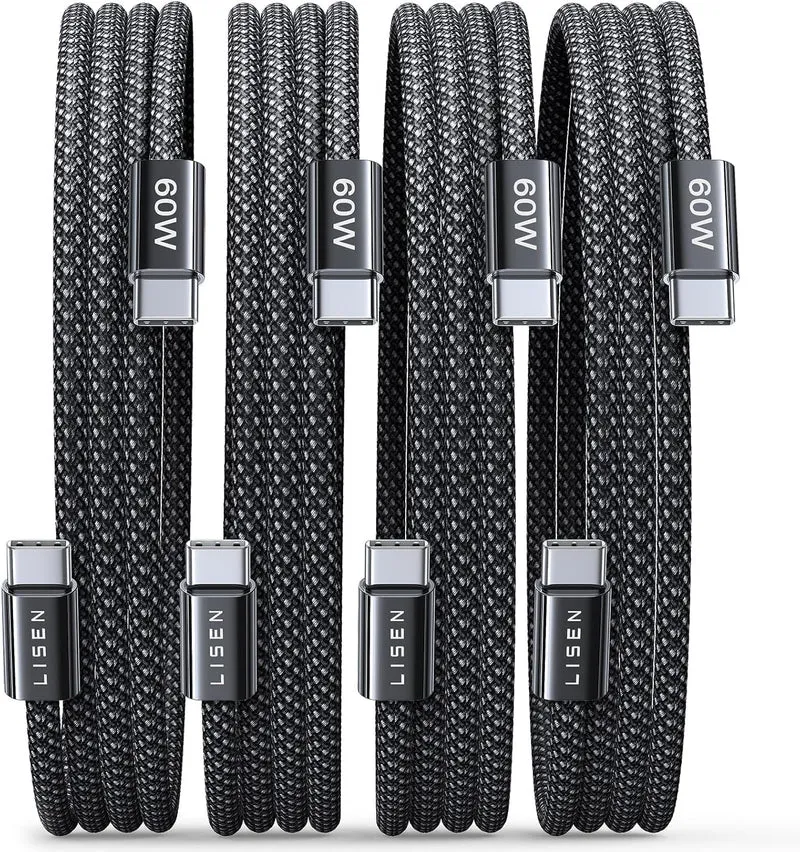 LISEN USB C to USB C Cable 60W