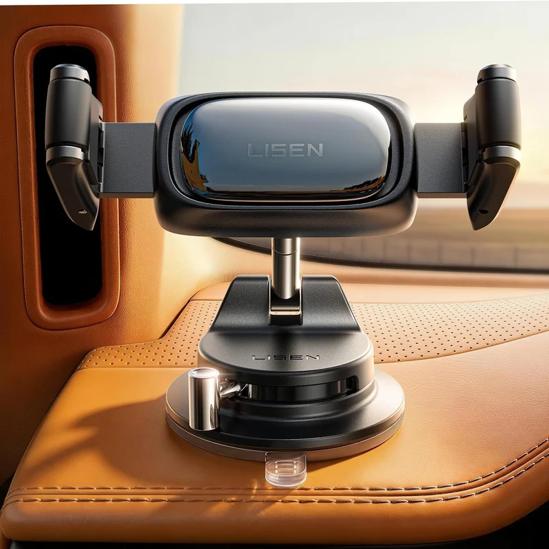 LISEN Vacuum Mobile Phone Holder Car