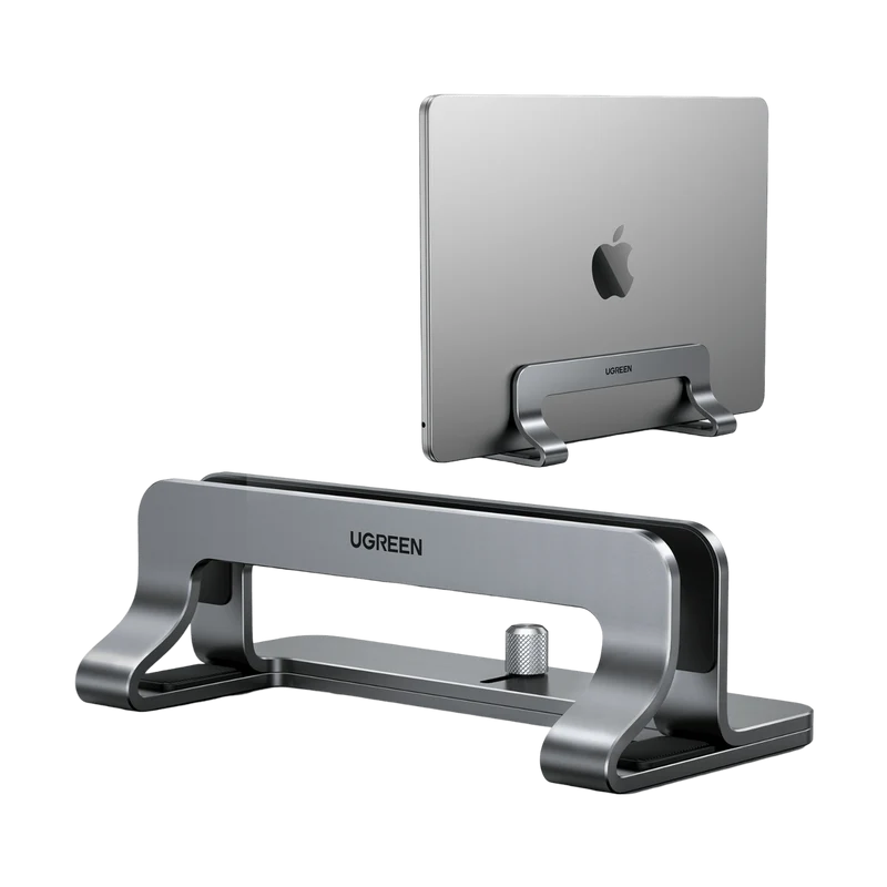 UGREEN Vertikaler Laptopständer mit Thermischer Basis (Grau)