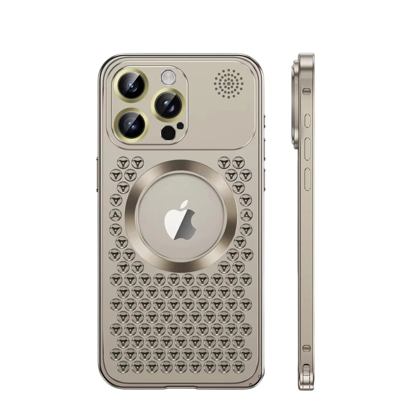 iPhone 16/ Pro/ Pro Max - Metall MagSafe Schutz Hülle, Aluminium, Stoßfest