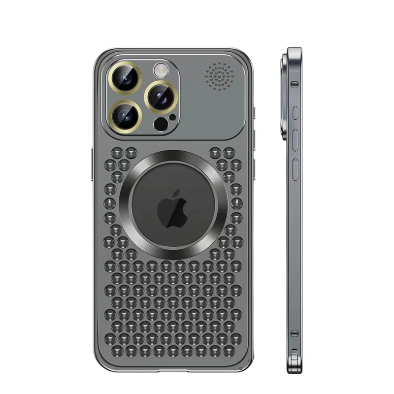 iPhone 16/ Pro/ Pro Max - Metall MagSafe Schutz Hülle, Aluminium