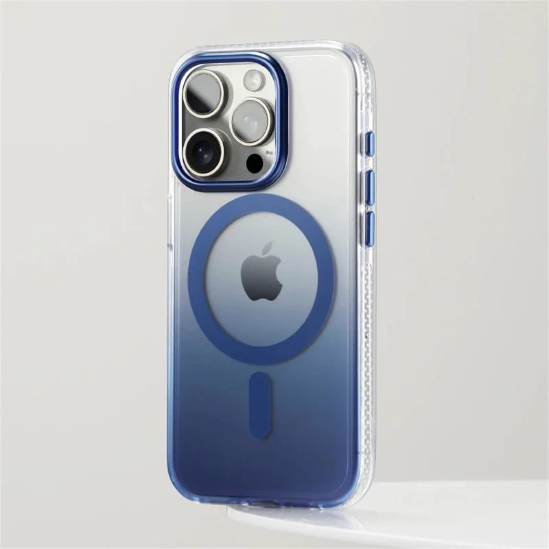 iPhone 16/ Pro/ Plus/ Pro Max - Transparente Farbverlauf MagSafe Schutz Hülle, Staubdicht