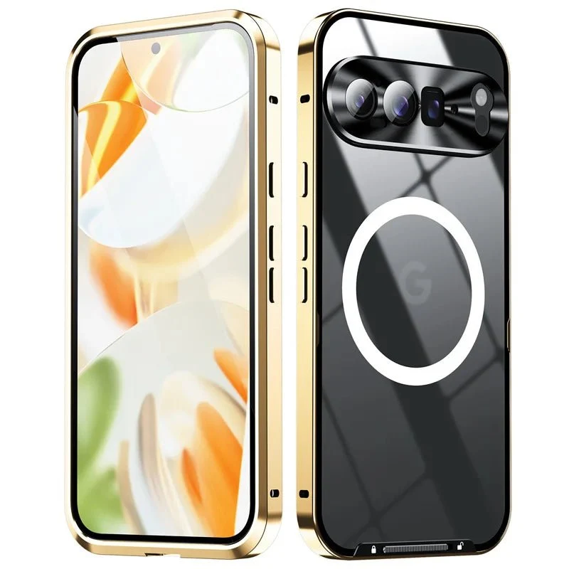 Google Pixel 9/ 9 Pro/ 9 Pro XL - Aluminium MagSafe Schutz Hülle, Stoßfest, Magnetisch