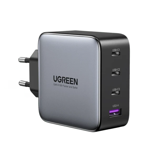 UGREEN USB-C Ladegerät (100W, 4-Ports, GaN)