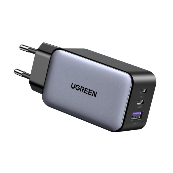 UGREEN USB-C Ladegerät (65W, 3-Ports, GaN)