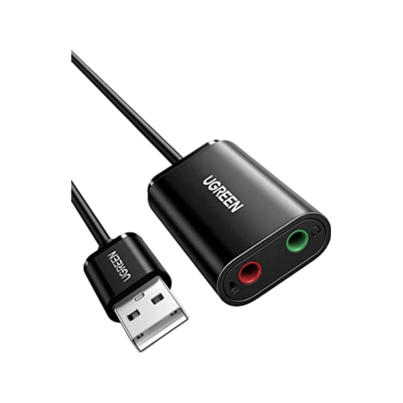 UGREEN Externe USB Soundkarte Klinke