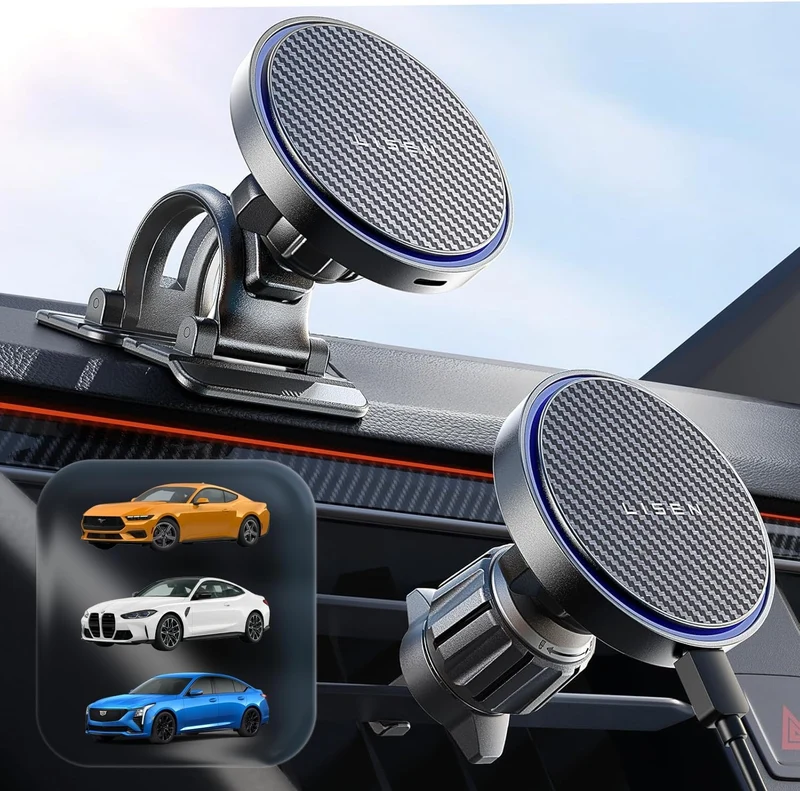 LISEN for 15W MagSafe Car Mount Charger,Wireless Car Charger