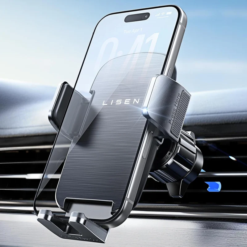 LISEN Car Phone Mount, Phone Holders for Your Car