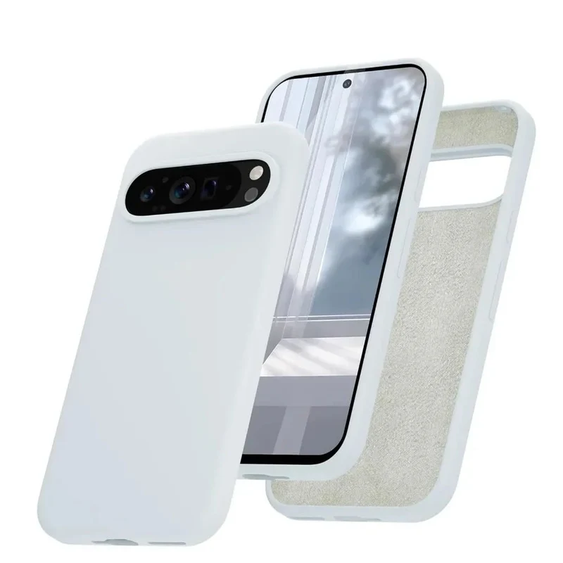 Google Pixel 9/ 9 Pro/ 9 Pro XL - Silikon Schutz Hülle, Stoßfest, Weich