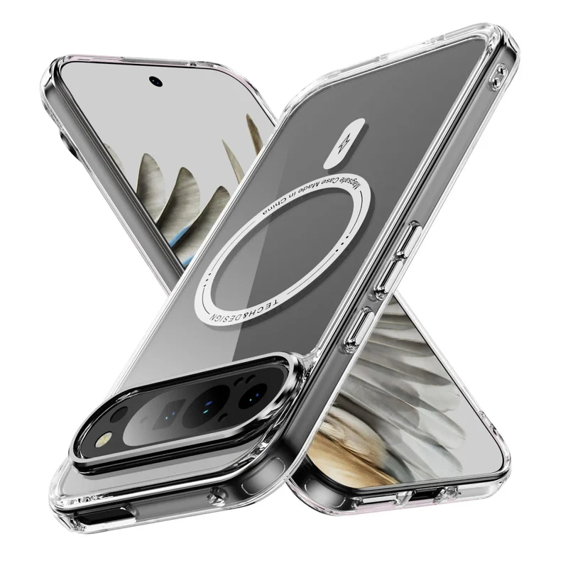 Google Pixel 9/ 9 Pro/ 9 Pro XL - Transparente MagSafe Schutz Hülle, Stoßfest