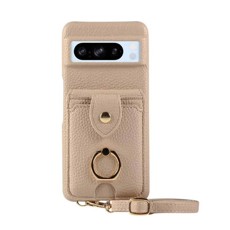Google Pixel 9/ 9 Pro/ 9 Pro XL - Crossbody Schutz Hülle mit Brieftasche und Ring