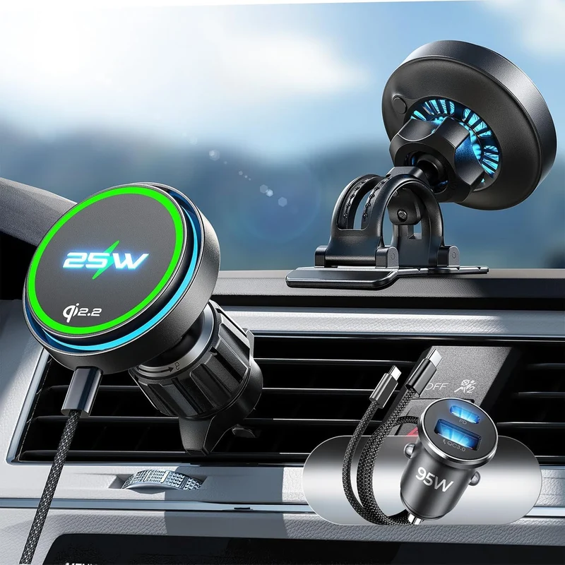 LISEN Car Mobile Phone Holder with Charging Function