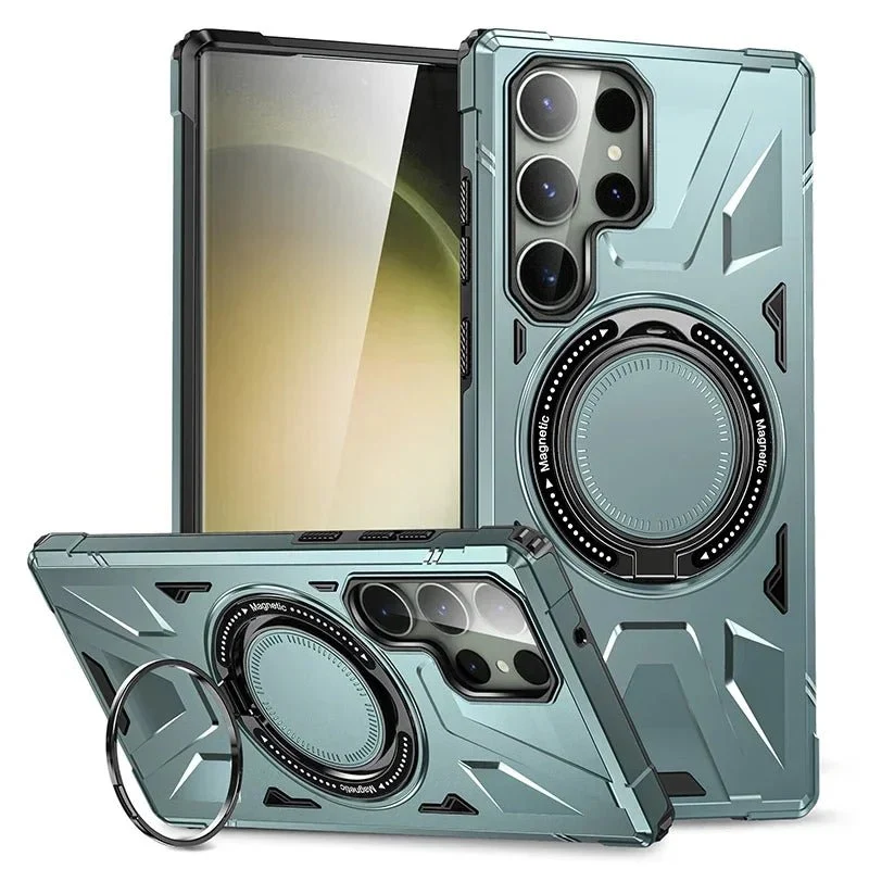 Galaxy S24/ S24 Plus/ S24 Ultra - MagSafe Robuste Schutz Hülle Bumper, Stoßfest