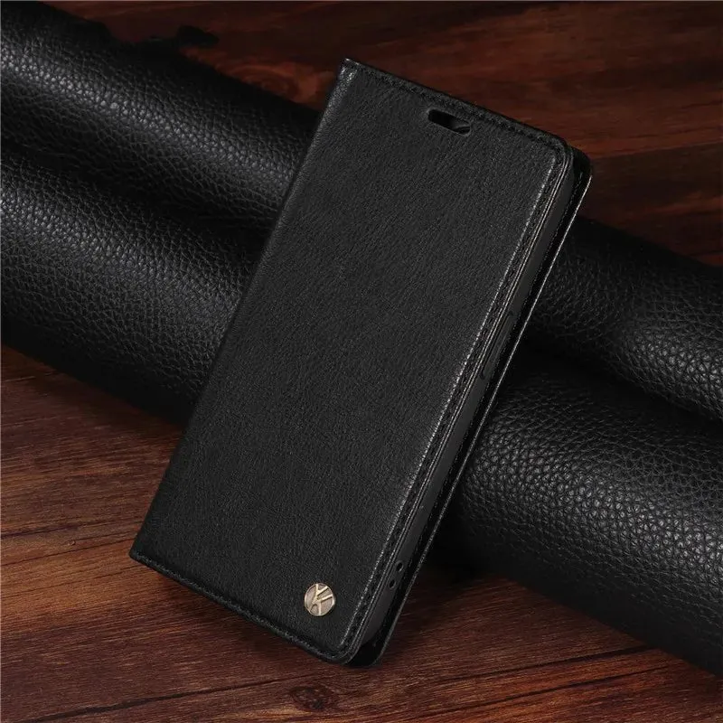 Xiaomi - Redmi Note 13/ 13 Pro/ 13Pro Plus - Schutz Hülle Brieftasche mit Kartenfach, Magnetisch, Stoßfest
