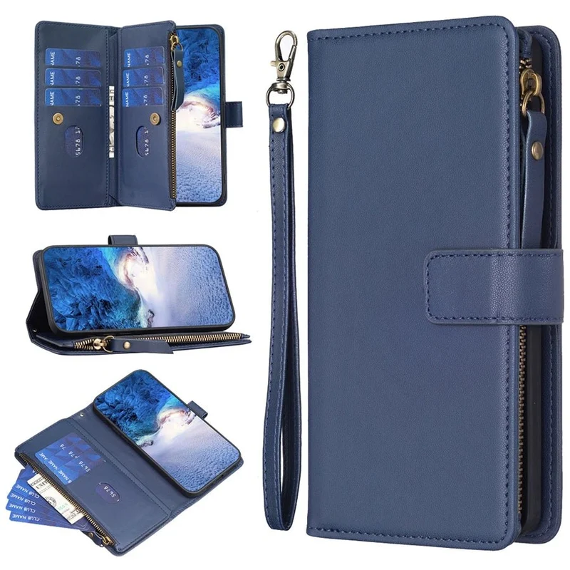 Galaxy A14/ A15/ A25 - Schutz Hülle mit Kartenfach/ Portemonnaie Display Schutz