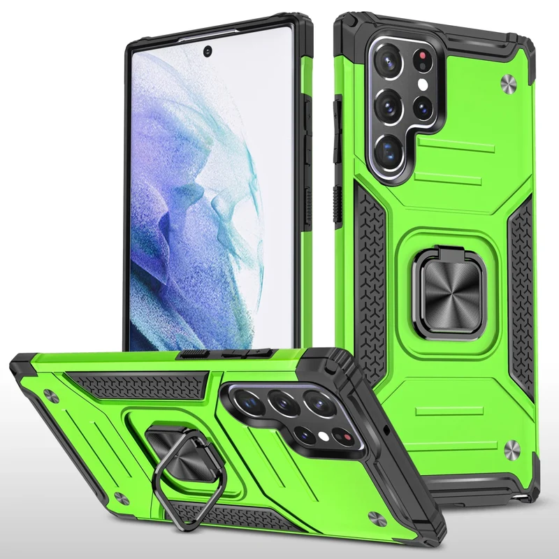 Galaxy A34/ A35 - Schutz Hülle Rüstung, Stoßfest Bumper mit Magnet
