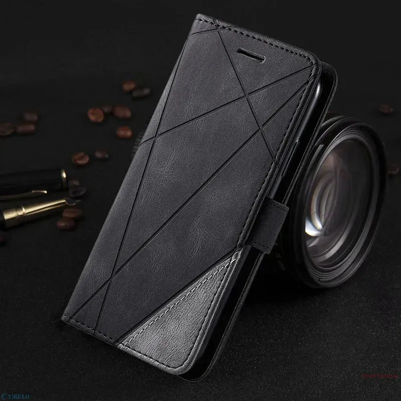 Galaxy A15/ A25 - TPU Lederoptik Brieftasche Flip Schutz Hülle mit Kartenfach, Magnetisch