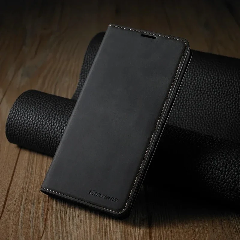 Galaxy A15/ A25/ A14 - Lederoptik Brieftasche Flip Hülle mit Kartenfach