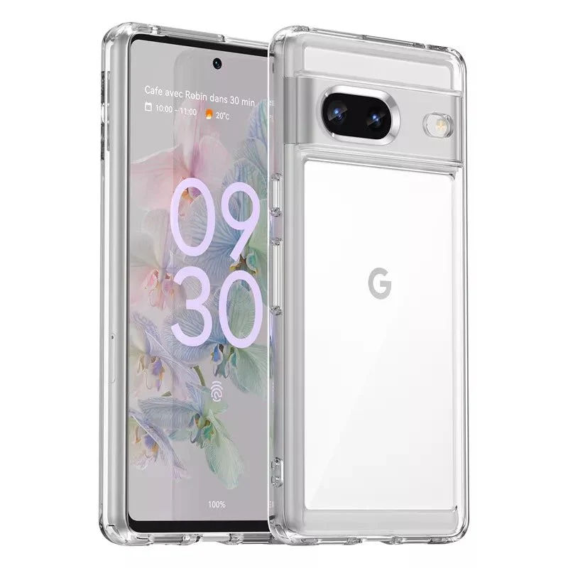 Google Pixel 7/ 7 Pro/ 7 A/ 8/ 8 Pro - Stoßfeste Transparente Schutz Hülle, Stoßfest