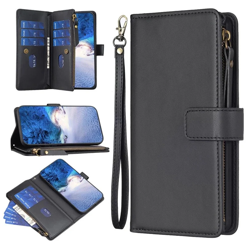 Galaxy A34/ A35 - Schutz Klapp Hülle mit Kartenfach/ Portemonnaie