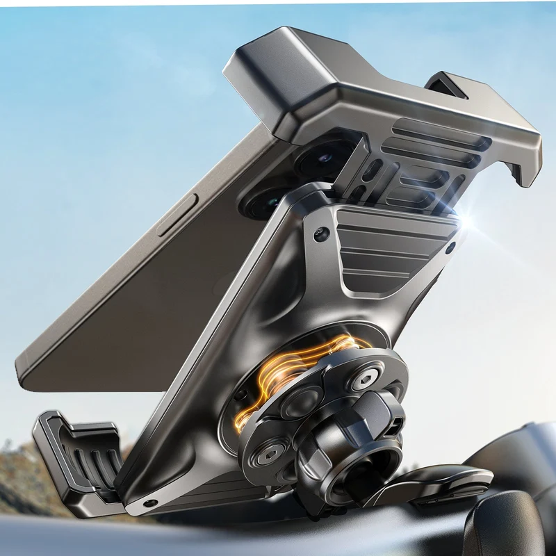 LISEN Motorcycle Phone Mount [Anti Vibaration]