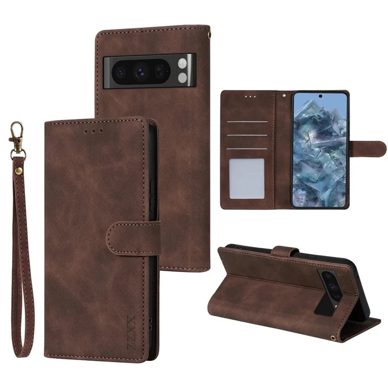 Google Pixel 7/ 7 Pro/ 7 A/ 8/ 8 Pro - Lederoptik Hülle mit Brieftasche/ Kartenfach Flip