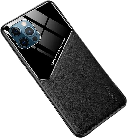 iPhone 14/ Pro/ Plus/ Pro Max - Elegante Pu Lederoptik Magnetische Hülle