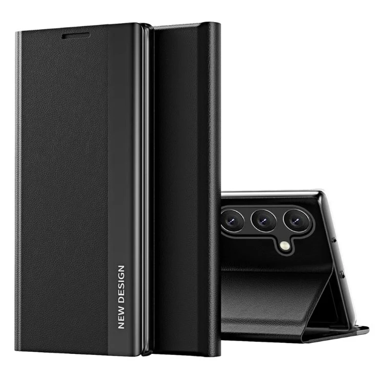 Galaxy A54/ A53 - Magnetisch Luxus Kunstleder Hülle Flip mit Display Abdeckung