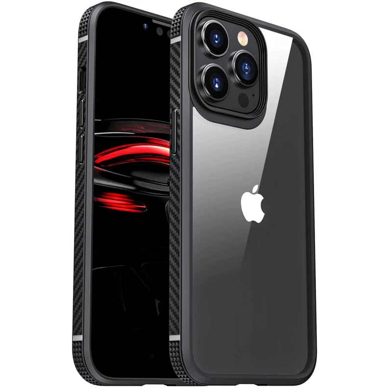 iPhone 14/ Pro/ Plus/ Pro Max - Luxus Transparente Stoßfeste Silikon Schutz Hülle