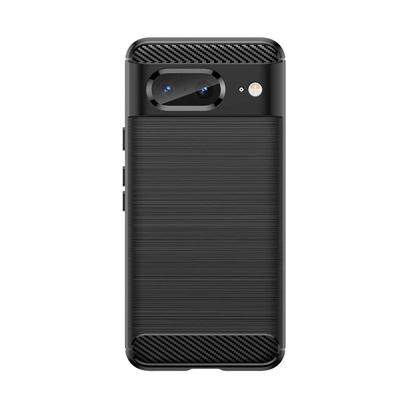 Google Pixel 8/ 8 Pro - Handyhülle Crystal Hochwertige Ultradünne Bumper Kohlefaser Schutzhülle Cover TPU