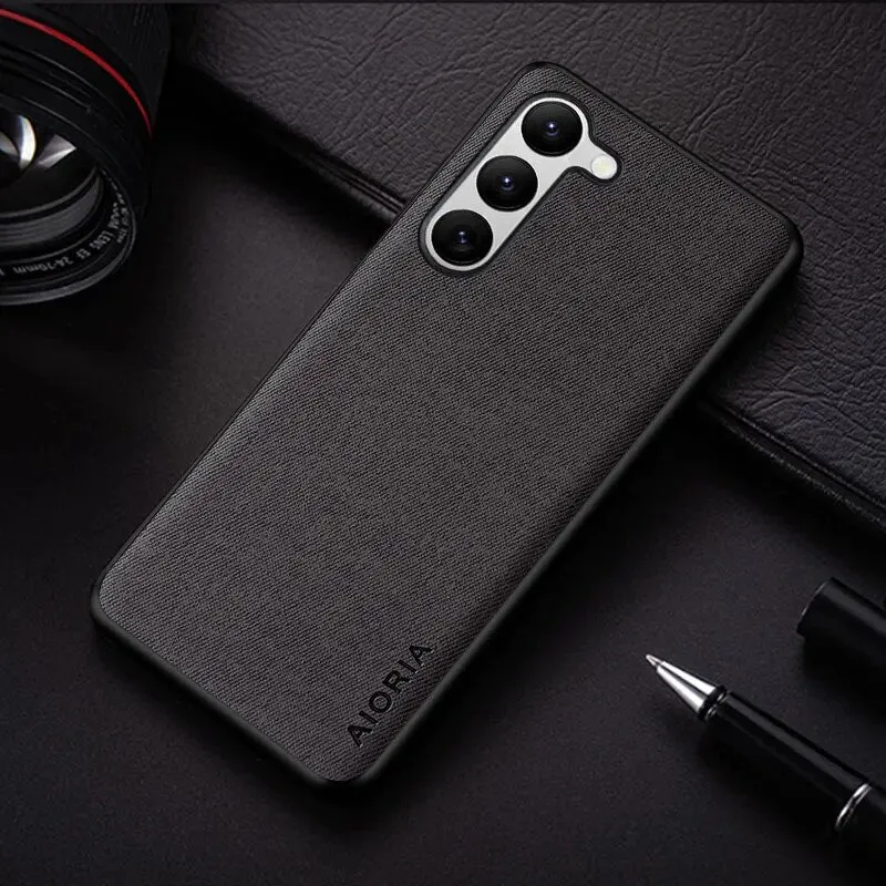 Galaxy S23/ S23 Plus/ S23 Ultra - Textilleder-Schutzhülle