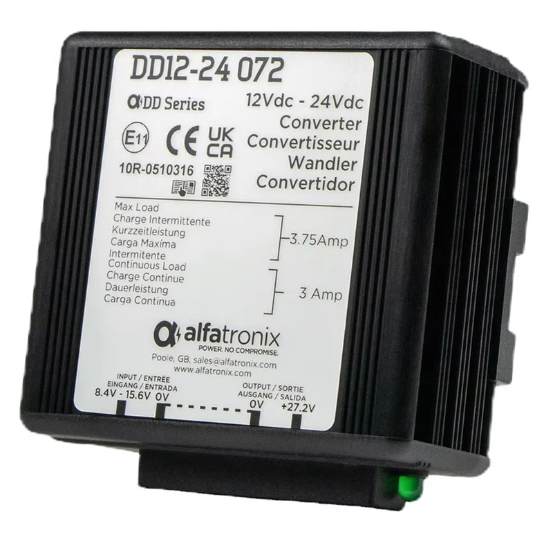 Zubehör 171224 Alfatronix DC/DC Spannungswandler DD12-24 072