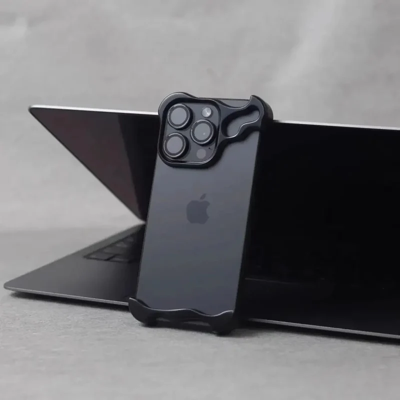 iPhone 15/ Pro/ Pro Max - Luxus Aluminium Metall Schutz Hülle Legierung Stoßstange