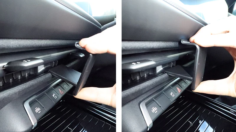 ProClip Fahrzeughalter für Rechtslenker 656253 - Mittelbefestigung - Audi Q3 26-26