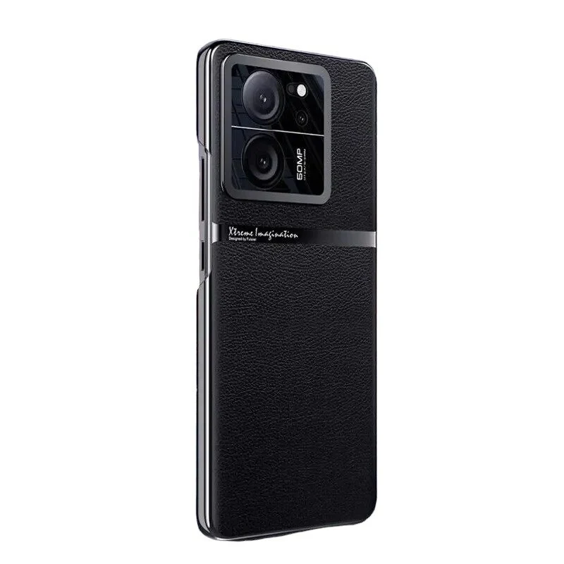 Xiaomi 13T/ 13T Pro - Hülle mit PU Lederoptik und Kamera Schutz