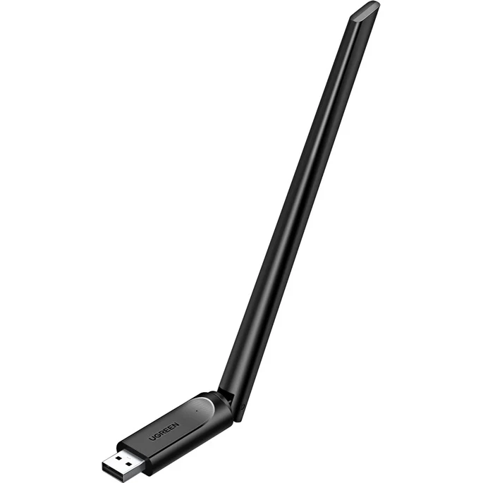 Wireless Adapter für USB-A-Anschluss mit WiFi 6 Antenne, 600 Mbit/s, Ugreen CM763, Schwarz