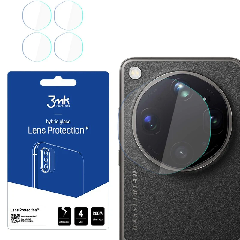 Objektivschutz für Oppo Find X9 Ultra, 3mk Lens Protection, 4 Sätze