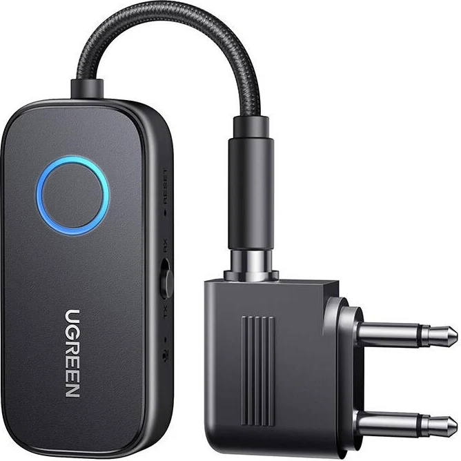 Bluetooth-Transmitter/Receiver 5.4 mit Mini-Klinke 3,5 mm TX/RX, Ugreen CM671, Schwarz