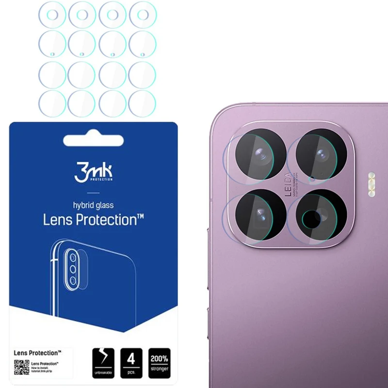 Objektivschutz für Xiaomi 17T Pro, 3mk Lens Protection, 4 Sätze