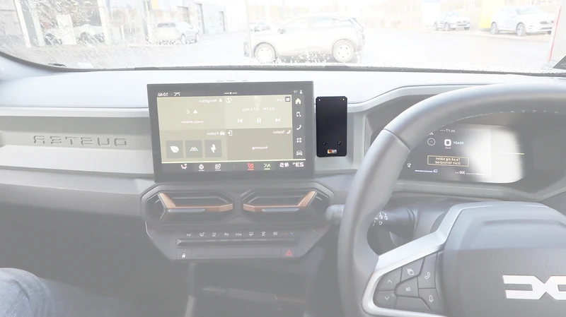 ProClip Fahrzeughalter für Rechtslenker 656160 - Mittelbefestigung - Dacia Bigster 25-26, Dacia Duster 25-26