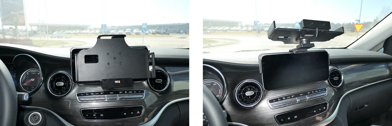 ProClip Fahrzeughalter 213574 - Mittelbefestigung- NUR für 10,25"-Display. Einfacher Zugang zu Display und installiertem Gerät - Mercedes Benz EQV 22-24, Mercedes Benz V-Klasse 21-24