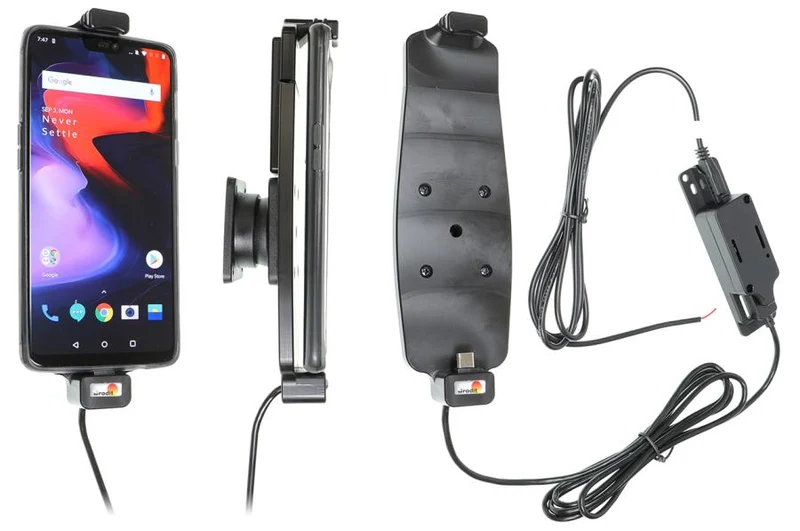 Gerätehalter 727076 mit Ladefunktion - für Smartphones - OnePlus 6T, OnePlus 7, OnePlus 6
